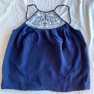 Monika Chiang silk beaded top